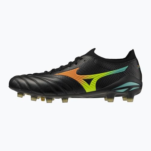 Încălțăminte de fotbal Mizuno Morelia Neo V β Japan FG black/lava orange/arcadia