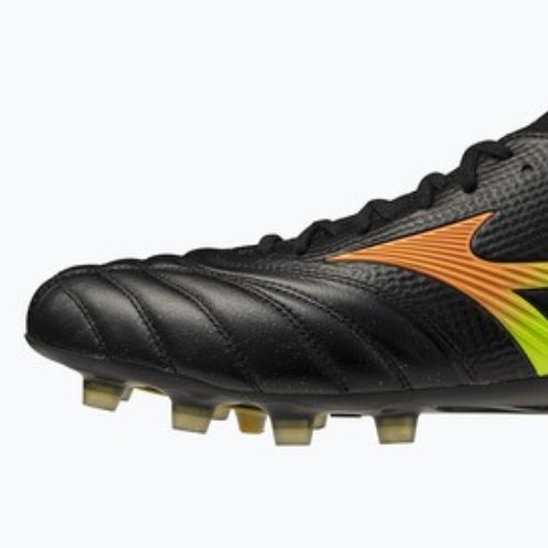 Încălțăminte de fotbal Mizuno Morelia Neo V β Japan FG black/lava orange/arcadia