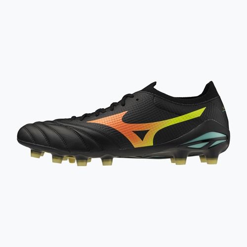 Încălțăminte de fotbal Mizuno Morelia Neo V β Pro FG black/lava orange/arcadia