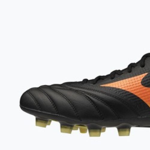 Încălțăminte de fotbal Mizuno Morelia Neo V β Pro FG black/lava orange/arcadia