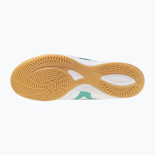 Încălțăminte de fotbal Mizuno Morelia Sala Elite IN white/arcadia/lava orange