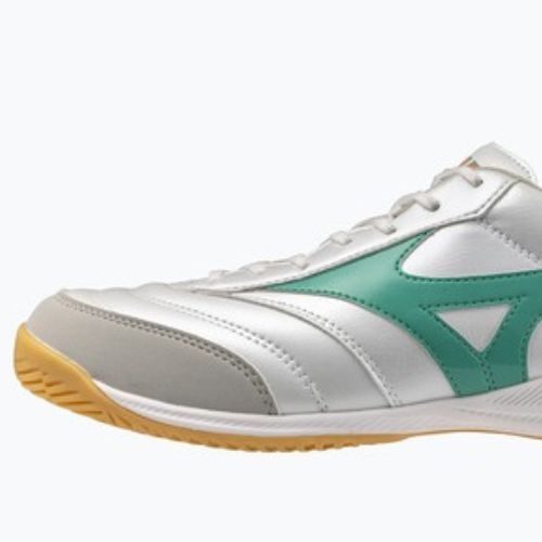 Încălțăminte de fotbal Mizuno Morelia Sala Pro IN white/arcadia/lava orange