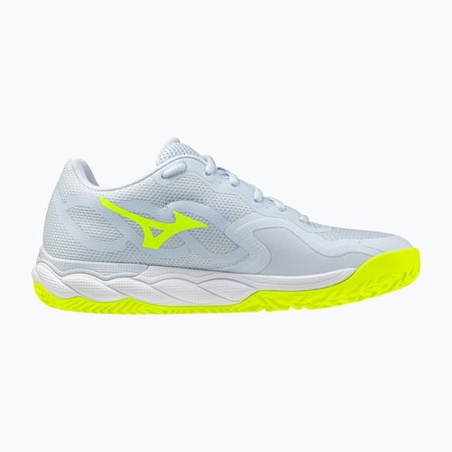 Încălțăminte de tenis pentru femei Mizuno Wave Enforce Court CC W ice water/lightning yellow/ancient