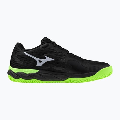 Încălțăminte de padel Mizuno Wave Enforce Court Padel black/foliage green/glowing ap