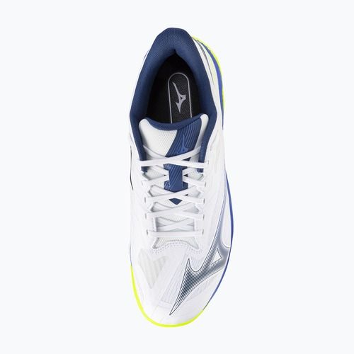 Încălțăminte de tenis Mizuno Wave Exceed Court AC white/dazzling blue/lightning