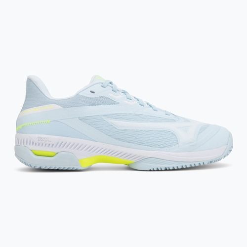 Încălțăminte de tenis pentru femei Mizuno Wave Exceed Court CC W ice water/lightning yellow/anc