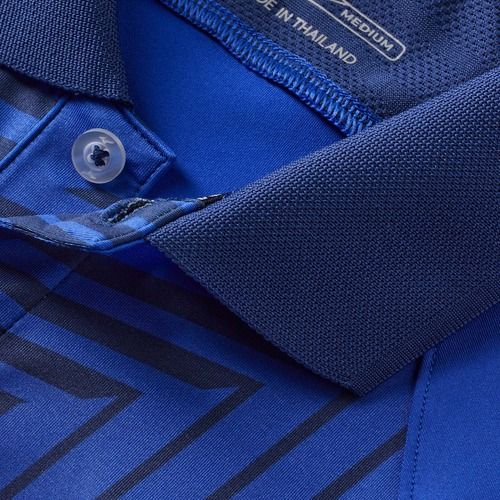 Tricou pentru bărbați Mizuno Stargazer Shadow Polo dazzling blue