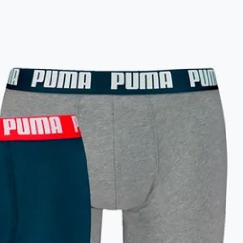 Boxeri pentru bărbați PUMA Everyday Basic 2 perechi navy/grey