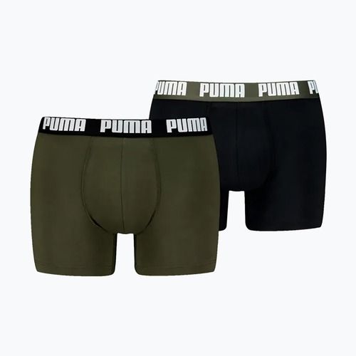 Boxeri pentru bărbați PUMA Everyday Basic 2 perechi forest