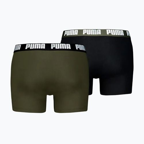 Boxeri pentru bărbați PUMA Everyday Basic 2 perechi forest