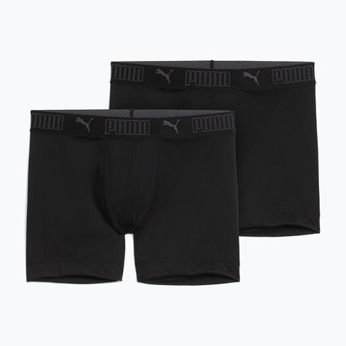 Boxeri pentru bărbați PUMA Sport Microfiber 2 perechi black