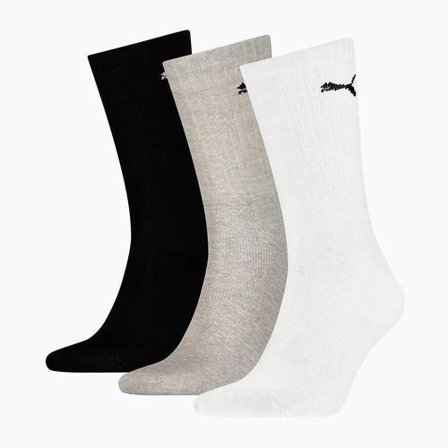 Șosete PUMA Sport Crew Lightweight 3 perechi white/grey/black