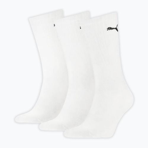 Șosete PUMA Sport Crew Stripe 3 perechi white