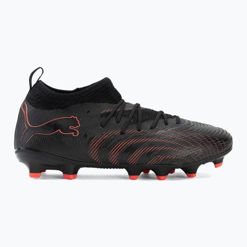 Încălțăminte de fotbal pentru copii PUMA Future 9 Match FG/AG Jr puma black/glowing red/strong grey