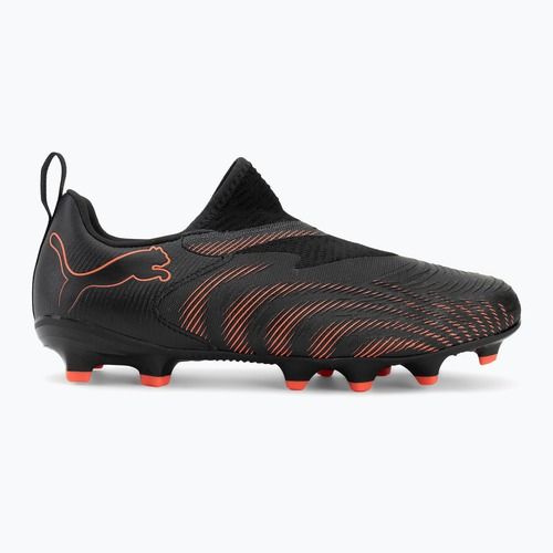 Încălțăminte de fotbal pentru copii PUMA Future 9 Match LL FG/AG Jr puma black/glowing red/strong grey