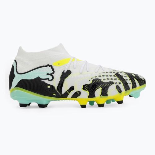 Încălțăminte de fotbal PUMA Future 9 Match Ctivity Fg/Ag yellow alert/mint jelly/puma white/puma black