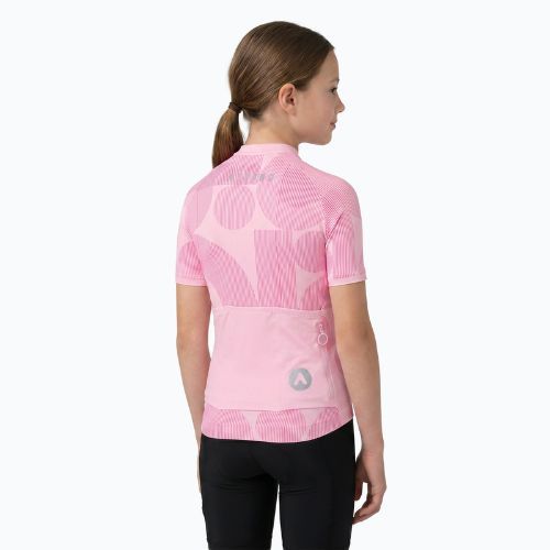 Tricou de ciclism pentru copii ATTABO Vites WMNS pink