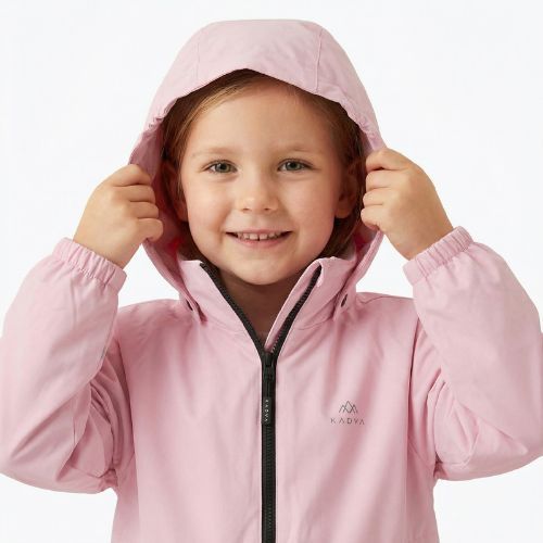 Geacă de ploaie pentru copii KADVA Fory Jrb pink
