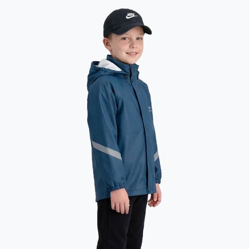 Geacă de ploaie pentru copii KADVA AquaLock JR membrană 5000 bleumarin