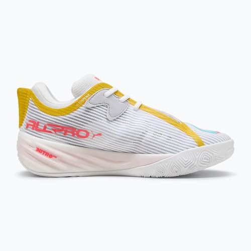 Încălțăminte de baschet PUMA All-Pro NITRO 2 puma white/sunblaze