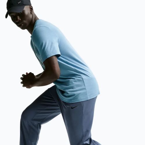 Pantaloni de antrenament pentru bărbați Nike Therma-FIT Open Hem diffused blue/diffused blue/black