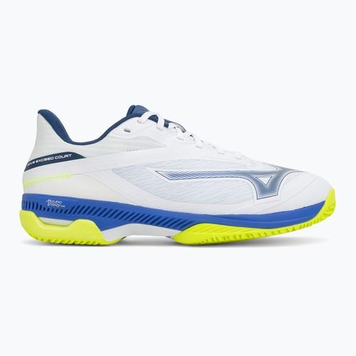 Încălțăminte de tenis Mizuno Wave Exceed Court CC white/dazzling blue/lightning