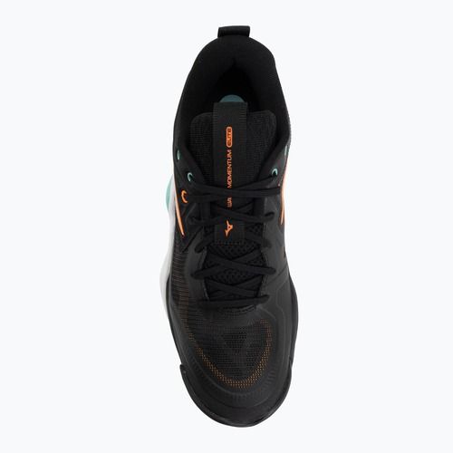 Încălțăminte de volei Mizuno Wave Momentum Elite black/tangelo/ice green