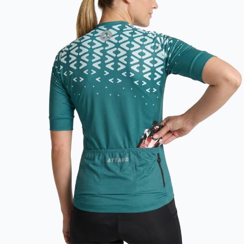 Tricou de ciclism pentru femei ATTABO Tevi WMNS green