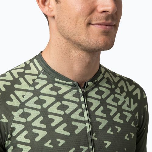 Tricou de ciclism pentru bărbați ATTABO Tevi green