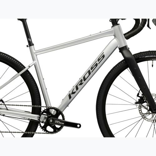 Bicicletă gravel KROSS Esker 1.0 grey/graphite/matte