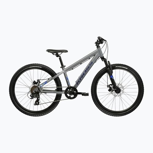 Bicicletă pentru copii KROSS Dust Jr 1.0 Dsc grey/navy/matte