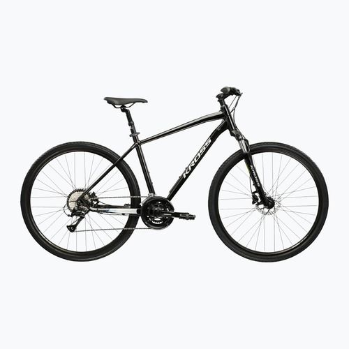 Bicicletă de cross KROSS Evado 4.0 black/silver/gloss