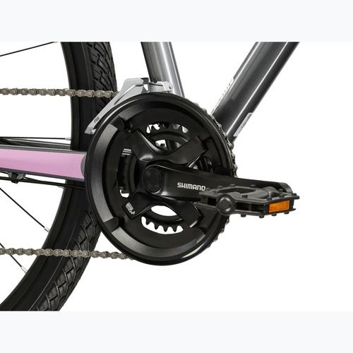 Bicicletă de cross pentru femei KROSS Evado 4.0 In grey/pink/gloss
