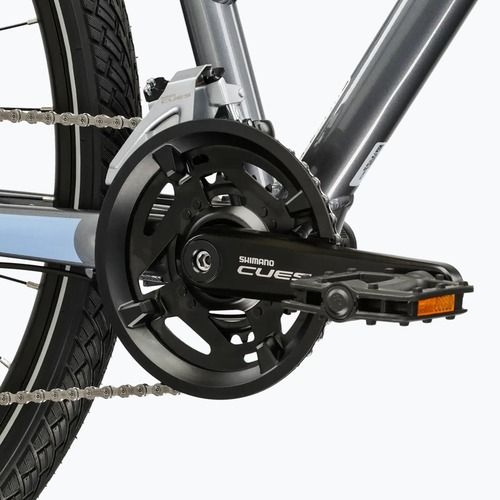 Bicicletă de cross pentru femei KROSS Evado 5.0 In grey/blue/gloss