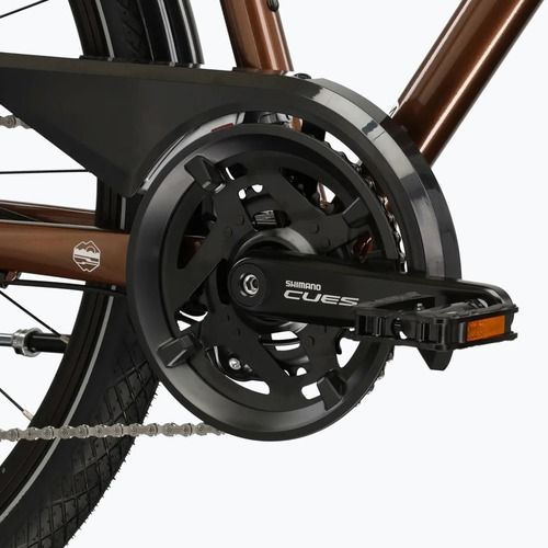 Bicicletă trekking KROSS Trans 5.0 brown/silver/gloss