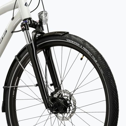 Bicicletă trekking KROSS Trans 5.0 grey/navy blue/gloss