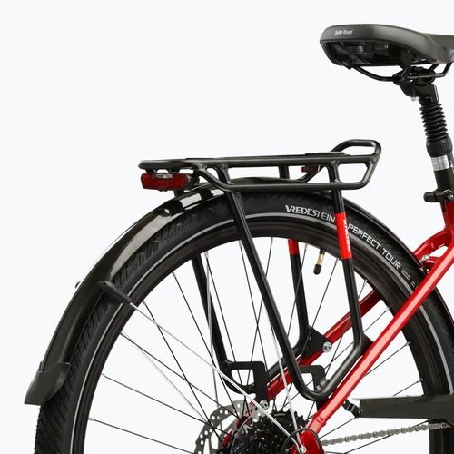 Bicicletă trekking pentru femei KROSS Trans 5.0 In red/silver/gloss
