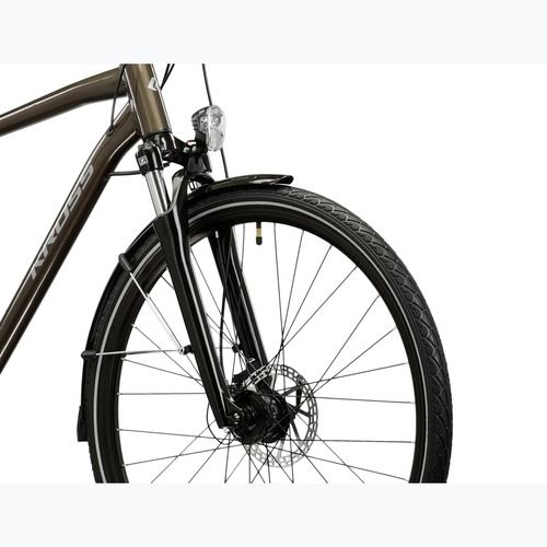 Bicicletă trekking KROSS Trans 4.0 brown/silver/gloss