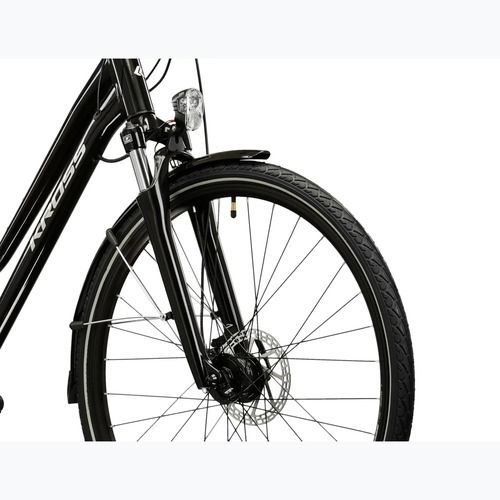 Bicicletă trekking pentru femei KROSS Trans 4.0 In black/silver/gloss