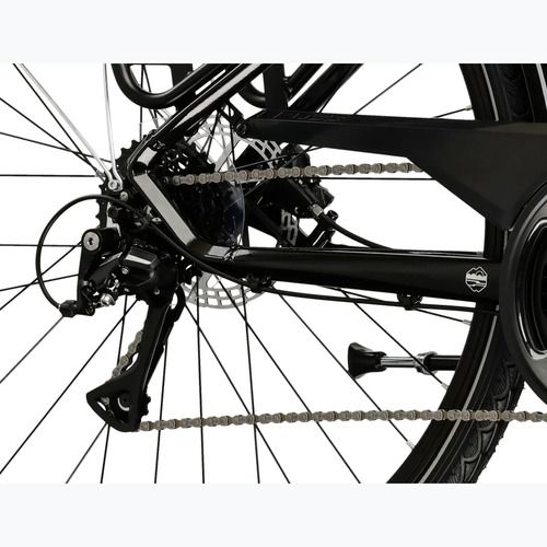 Bicicletă trekking pentru femei KROSS Trans 4.0 In black/silver/gloss