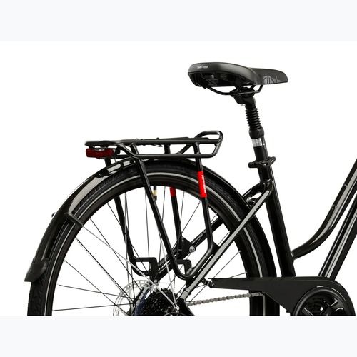 Bicicletă trekking pentru femei KROSS Trans 4.0 In black/silver/gloss