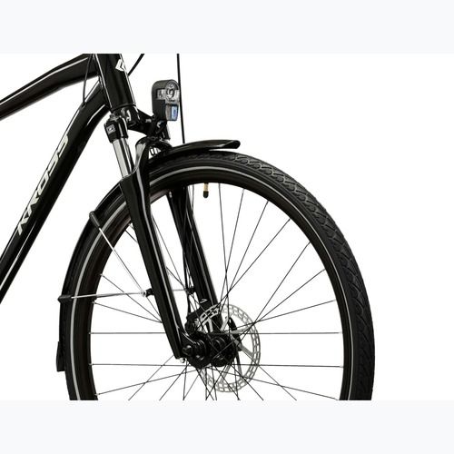 Bicicletă trekking KROSS Trans 3.0 black/grey/gloss