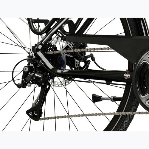 Bicicletă trekking KROSS Trans 3.0 black/grey/gloss