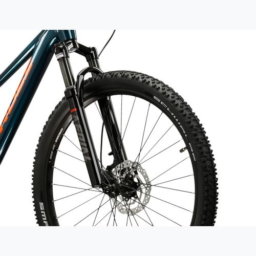 Bicicletă pentru tineret KROSS Level Jr 5.0 turquoise/orange/gloss