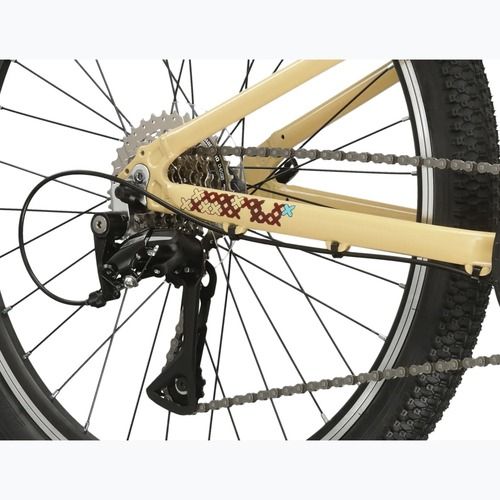Bicicletă pentru copii KROSS Level Jr 1.0 beige/red/gloss