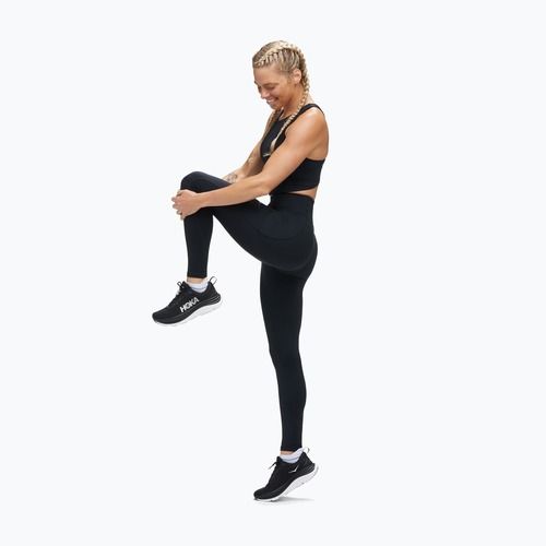 Colanți de alergare pentru femei HOKA Elaro Knit Tight 27" black