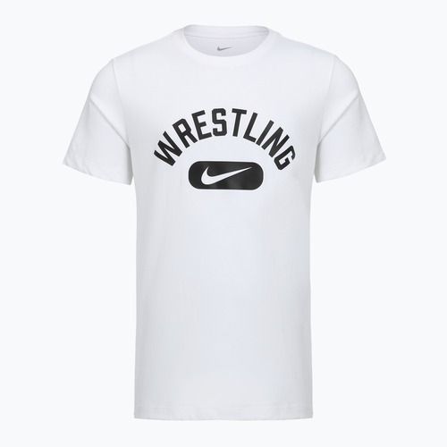 Tricou pentru bărbați Nike Wrestling Disc DFC white/black