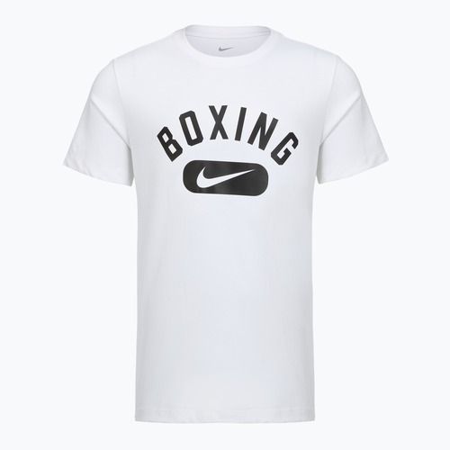 Tricou de antrenament pentru bărbați Nike Boxing Disc DFC white/black