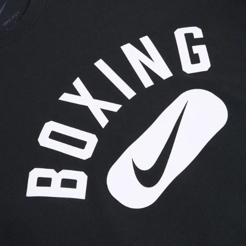 Tricou de antrenament pentru bărbați Nike Boxing Disc DFC black/white