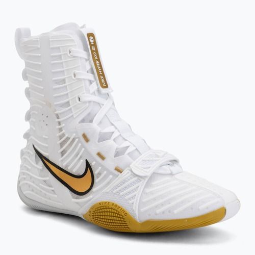 Încălțăminte de box Nike HyperKo 3 white/metallic gold